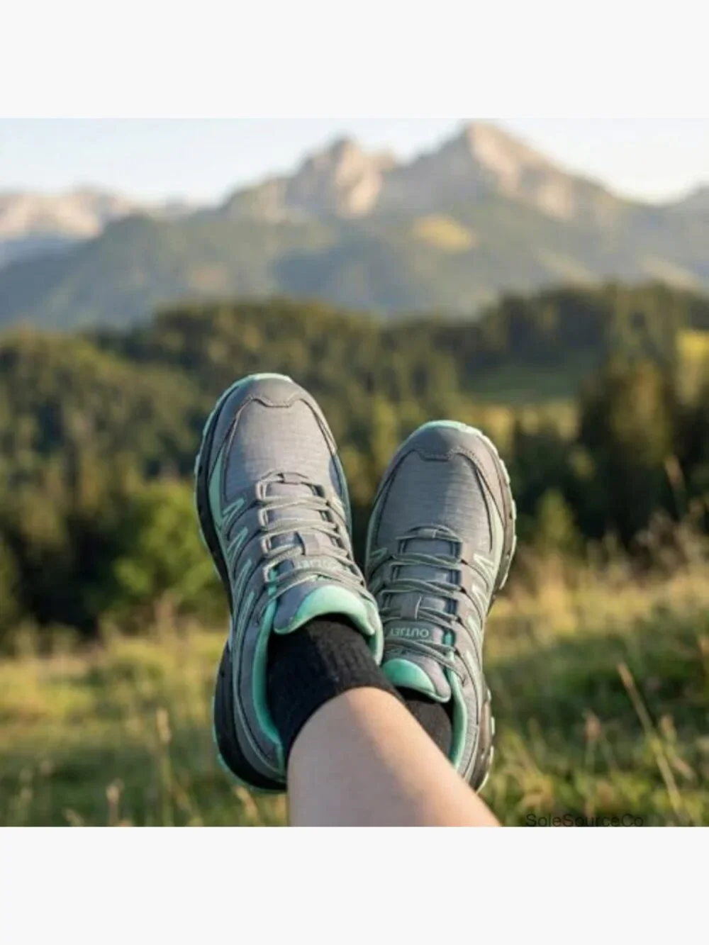 Women's Waterproof Hiking Shoes Lightweight Non-Slip Trails Walking Sneakers